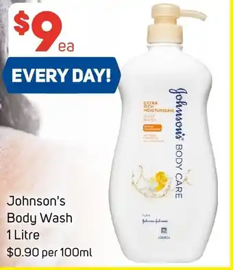 Foodland Johnson's Body Wash 1 Litre offer