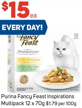 Foodland Purina Fancy Feast Inspirations Multipack 12 x 70g offer