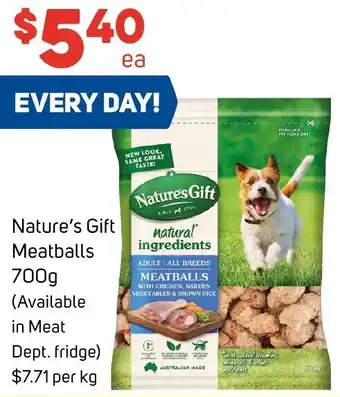 Foodland Nature's Gift Meatballs 700g offer