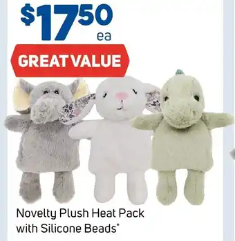 Foodland Novelty Plush Heat Pack with Silicone Beads offer