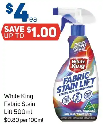 Foodland White King Fabric Stain Lift 500ml offer