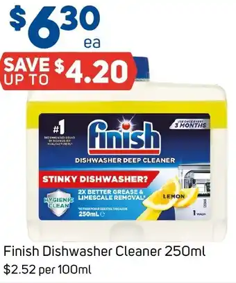 Foodland Finish Dishwasher Cleaner 250ml offer