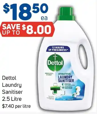Foodland Dettol Laundry Sanitiser 2.5 Litre offer