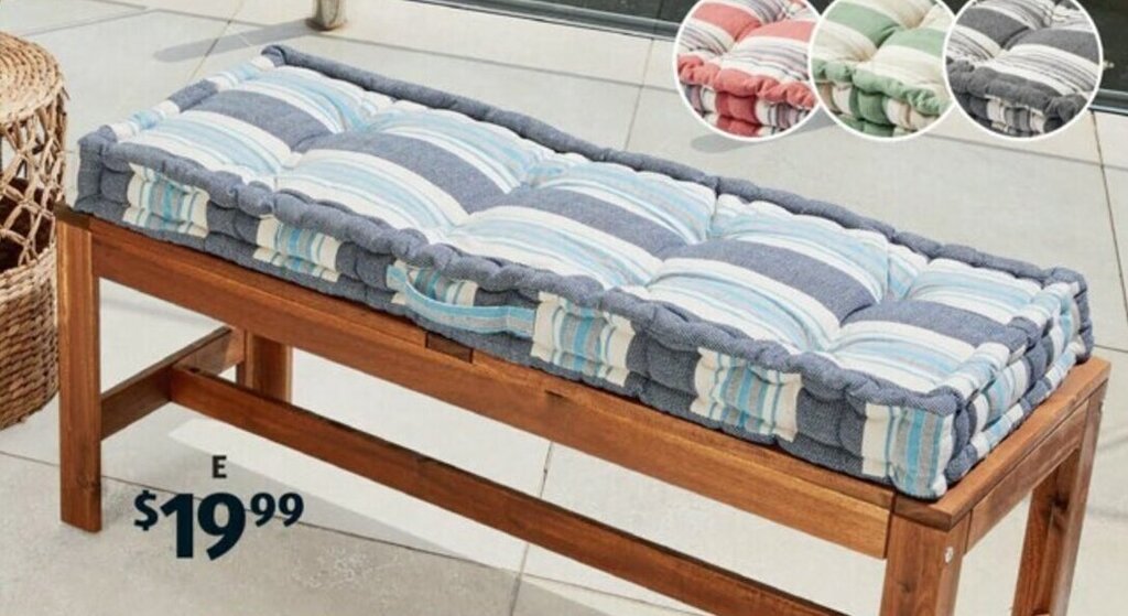 Bench Cushion offer at ALDI