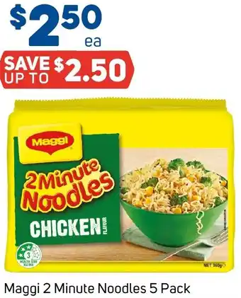 Foodland Maggi 2 Minute Noodles 5 Pack offer
