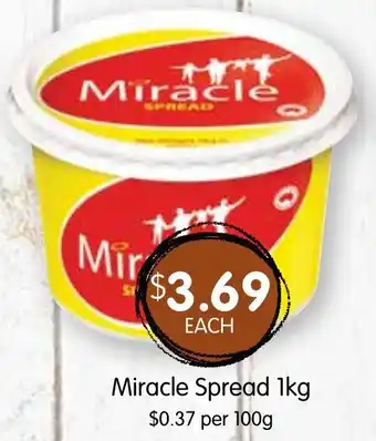 Spudshed Miracle Spread 1kg offer