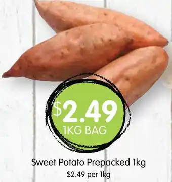 Sweet Potato Prepacked 1kg