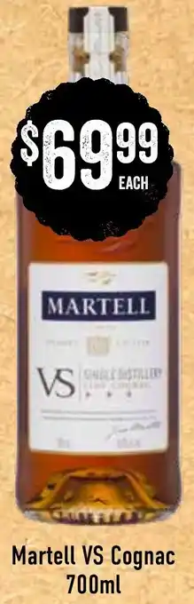 Martell VS Cognac 700ml