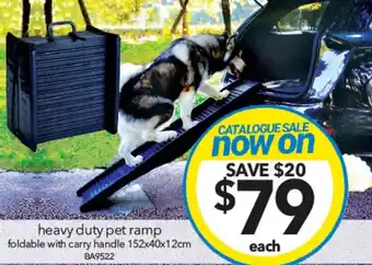 Cheap as Chips heavy duty pet ramp foldable with carry handle 152x40x12cm offer