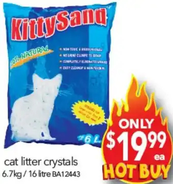 Cheap as Chips cat litter crystals 6.7kg/16 litre offer