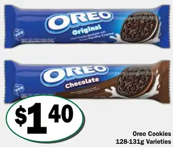 Friendly Grocer Oreo Cookies 128-131g Varieties offer