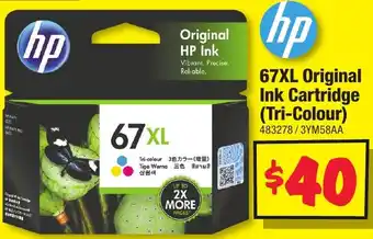 JB Hi-Fi 67XL Original Ink Cartridge (Tri-Colour) offer