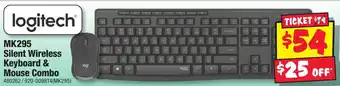 JB Hi-Fi MK295 Silent Wireless Keyboard & Mouse Combo offer