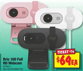 JB Hi-Fi Brio 100 Full HD Webcam offer