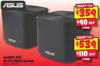 JB Hi-Fi ZenWiFi XD5 Wi-Fi 6 Mesh System offer