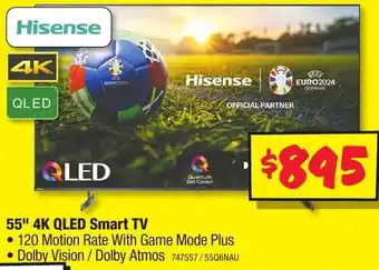 JB Hi-Fi 55" 4K QLED Smart TV offer