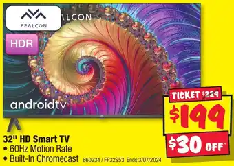 JB Hi-Fi 32" HD Smart TV offer