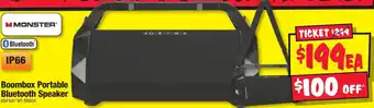 JB Hi-Fi Boombox Portable Bluetooth Speaker offer