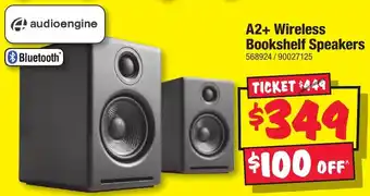 JB Hi-Fi A2+ Wireless Bookshelf Speakers offer