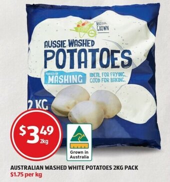 ALDI Australian Washed White Potatoes 2kg offer
