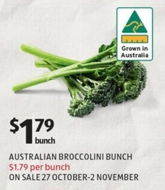 ALDI Australian Broccolini Bunch offer