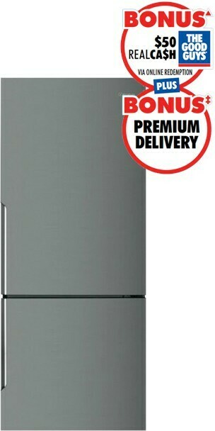 The Good Guys Westinghouse 425L Bottom Mount Refrigerator offer