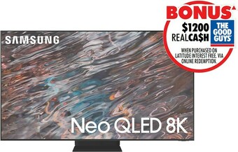 The Good Guys Samsung 85" QN900A 8K Neo QLED Smart TV offer