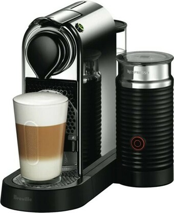 The Good Guys Nespresso Citiz and Milk Chrome Capsule Coffee Machine offer