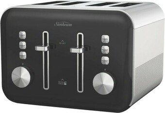 The Good Guys Sunbeam Simply Shine 4 Slice Toaster - Black offer