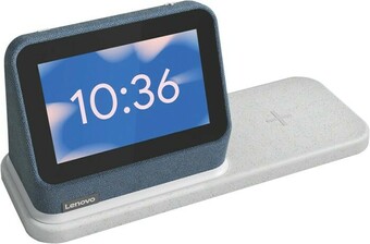 The Good Guys Lenovo Smart Clock with Wireless Dock - Blue offer