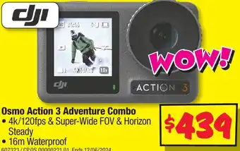 JB Hi-Fi Osmo Action 3 Adventure Combo offer