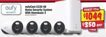 JB Hi-Fi eufyCam E330 4K Home Security System With Homebase 3 offer