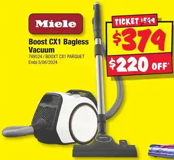 JB Hi-Fi Boost CX1 Bagless Vacuum offer
