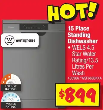 JB Hi-Fi 15 Place Standing Dishwasher offer