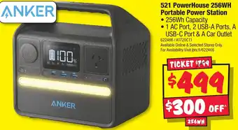 521 PowerHouse 256WH Portable Power Station