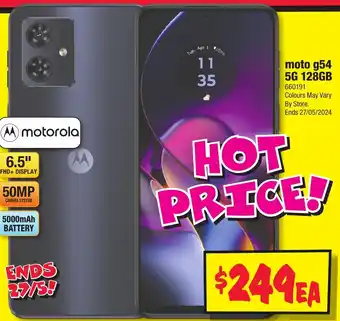 JB Hi-Fi moto g54 5G 128GB offer