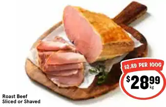 Ritchies Roast Beef Sliced or Shaved offer