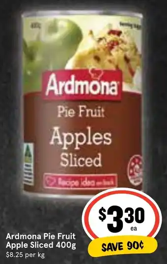 Ritchies Ardmona Pie Fruit Apple Sliced 400g offer