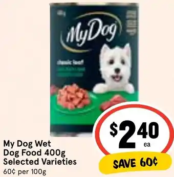Ritchies My Dog Wet Dog Food 400g Selected Varieties offer