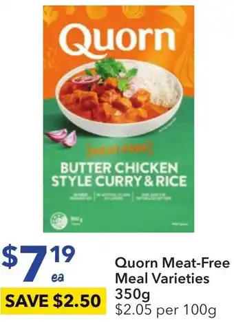 Quorn Meat-Free Meal Varieties 350g