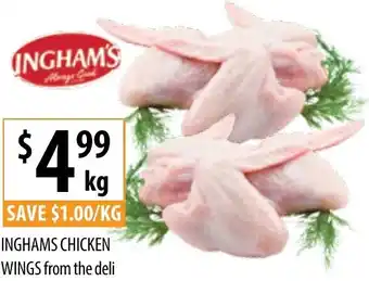 Supabarn INGHAMS CHICKEN WINGS offer