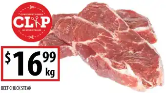 BEEF CHUCK STEAK