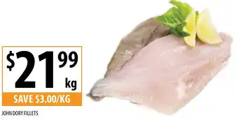 Supabarn JOHN DORY FILLETS offer