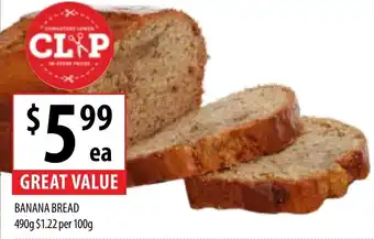 Supabarn BANANA BREAD 490g offer