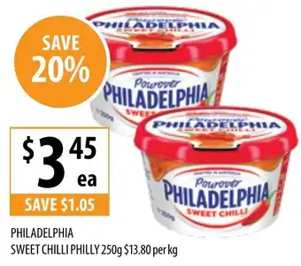 Supabarn PHILADELPH SWEET CHILLI PHILLY 250g offer