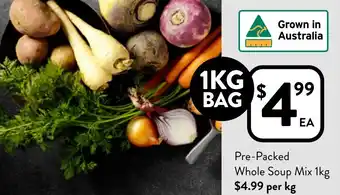 Foodworks Pre-Packed Whole Soup Mix 1kg offer