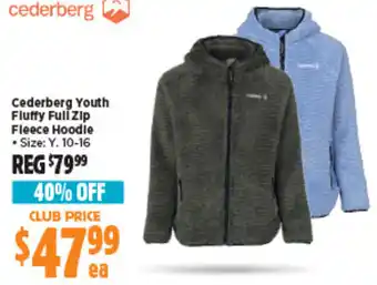 Anaconda Cederberg Youth Fluffy Full Zip Fleece Hoodle offer