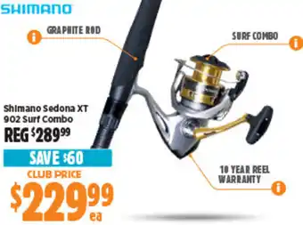 Anaconda Shimano Sedona XT 902 Surf Combo offer