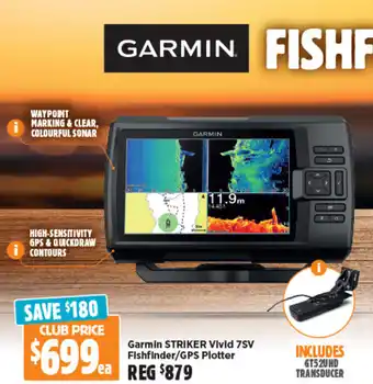 Anaconda Garmin STRIKER Vivid 7SV Fishfinder/GPS Plotter offer