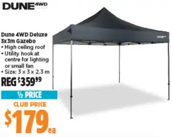 Anaconda Dune 4WD Deluxe 3x3m Gazebo offer